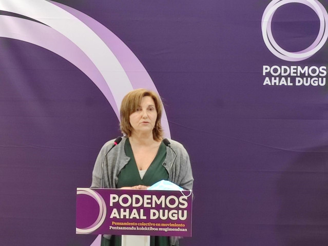 Archivo - La coordinadora general de Podemos Ahal Dugu, Pilar Garrido