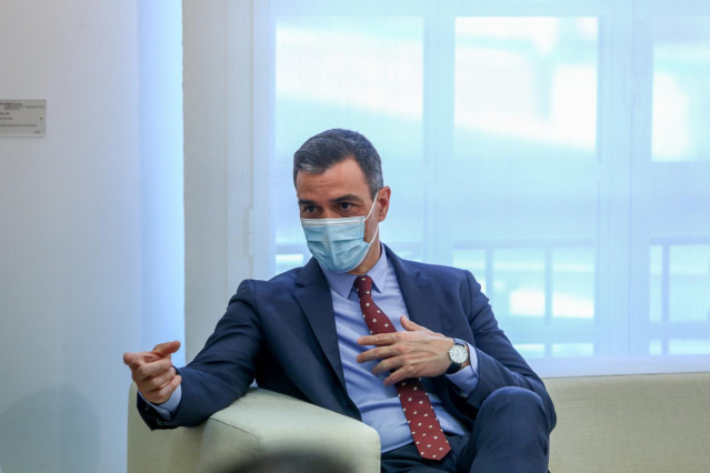 El presidente del Gobierno, Pedro Sánchez