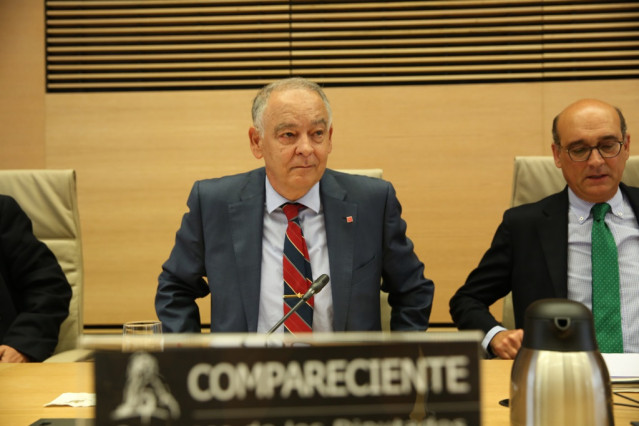 Archivo - Eugenio Pino declara en 2017 en la comisión del Congreso sobre la utilización partidista del Ministerio del Interior