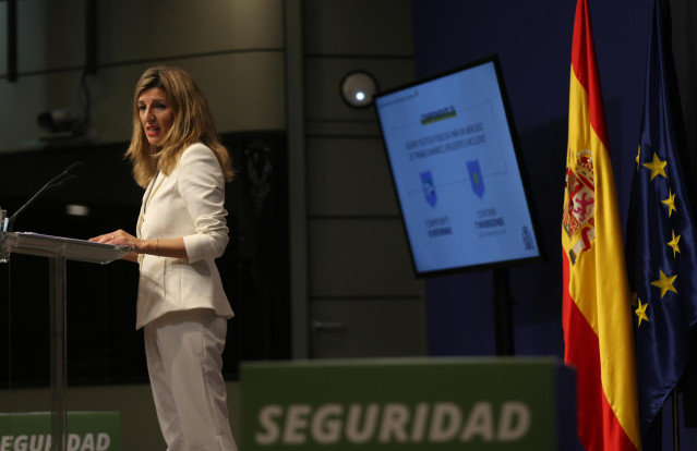 La vicepresidenta tercera y ministra de Trabajo y Economía Social, Yolanda Díaz