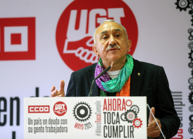 El secretario general de UGT, Pepe Álvarez