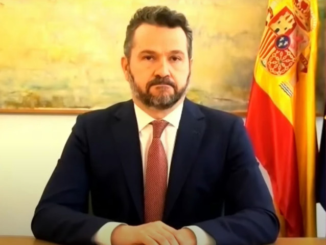 El presidente de la Comisión Nacional del Mercado de Valores (CNMV), Rodrigo Buenaventura, en la conferencia 'MiFID II, tres años después'.