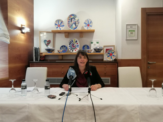 Archivo - Begoña Alfaro, coordinadora de Podemos en Navarra