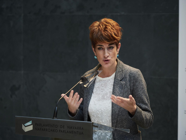 Archivo - La portavoz de EH Bildu en el Parlamento de Navarra, Bakartxo Ruiz, en una imagen de archivo.