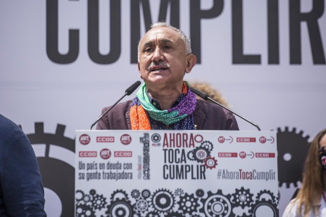 El secretario general de UGT, Pepe Álvarez