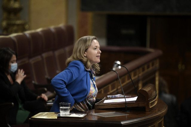 La vicepresidenta de Asuntos Económicos, Nadia Calviño.