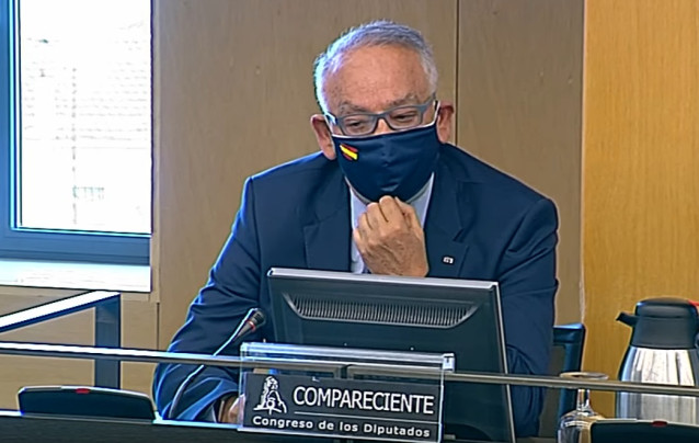 El ex DAO de la Policía Eugenio Pino comparece en la comisión Kitchen del Congreso
