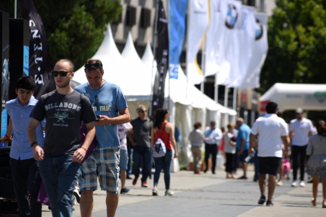 Archivo - Feria de Movilidad Eléctrica de Madrid.