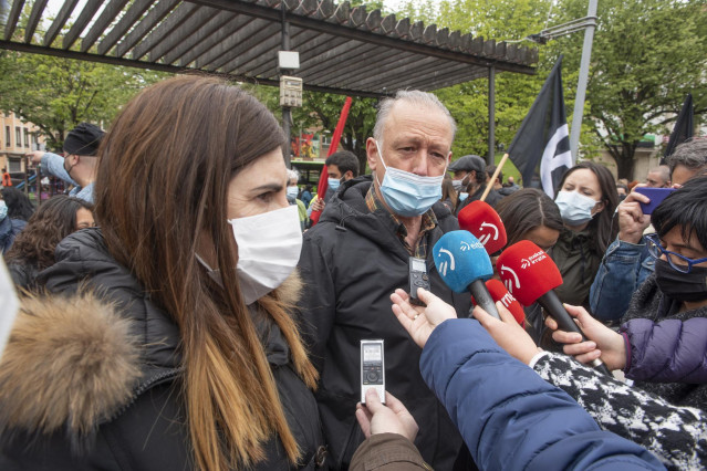 La portavoz de Elkarrekin Podemos, Miren Gorrotxategi