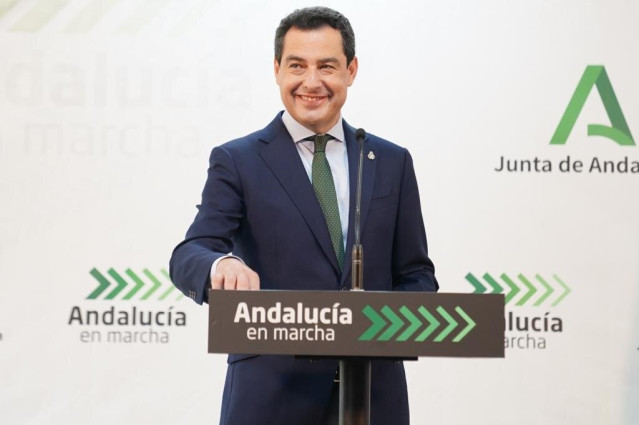 Juanma Moreno, este viernes