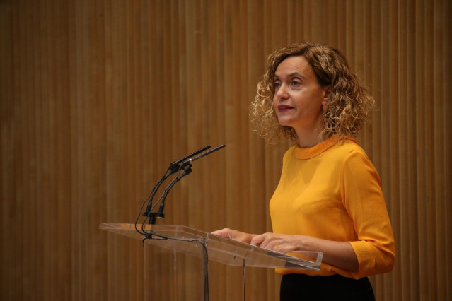 La presidenta del Congreso, Meritxell Batet, interviene en una jornada sobre el Estado Abierto.
