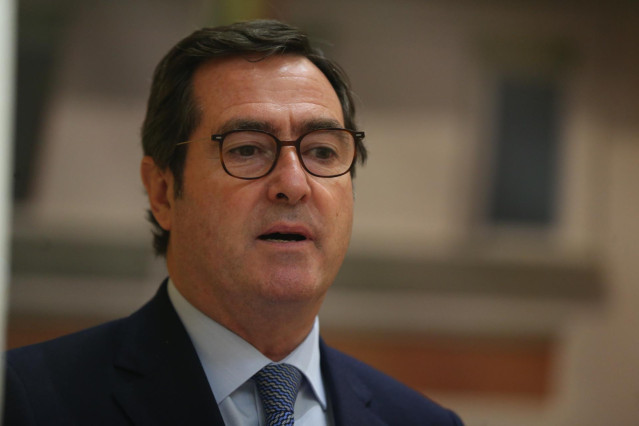 El presidente de la Fundación CEOE, Antonio Garamendi