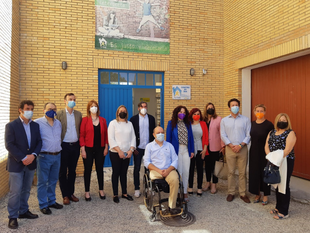 Rocío Ruiz en el centro Hogar La Salle de Jerez