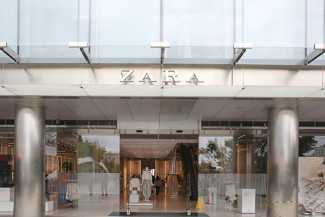 Una tienda de Zara en el centro de Madrid