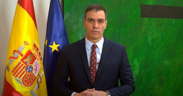 El presidente del Gobierno, Pedro Sánchez, ha intervenido, de forma virtual, en la reunión de alto nivel de apoyo a la transición política en Sudán.