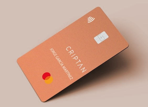 Archivo - Tarjeta de Criptan y Mastercard. La CriptanCard.