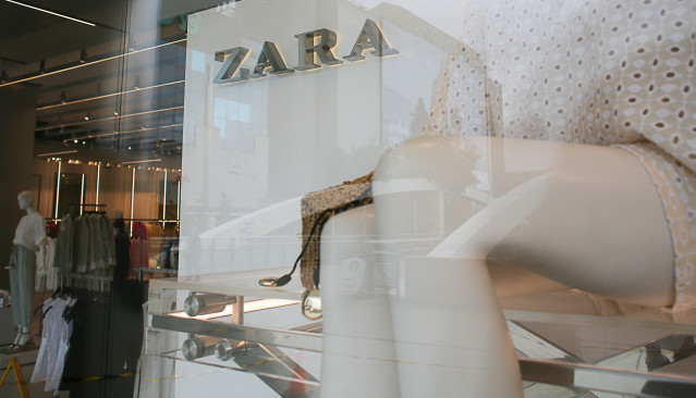 Una tienda de Zara en el centro de Madrid,