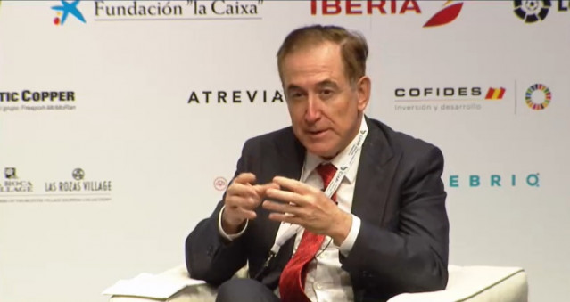 El presidente de Mapfre, Antonio Huertas, en el IV Congreso Iberoamericano para líderes de compañías y familias empresarias.