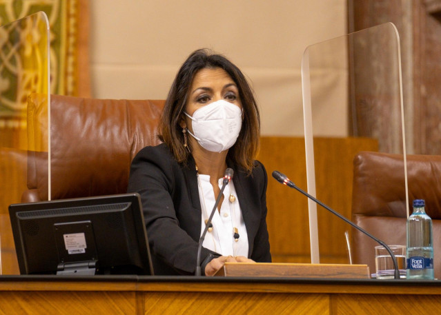 La presidenta del Parlamento andaluz, Marta Bosquet