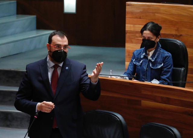 El presidente del Principado, Adrián Barbón.