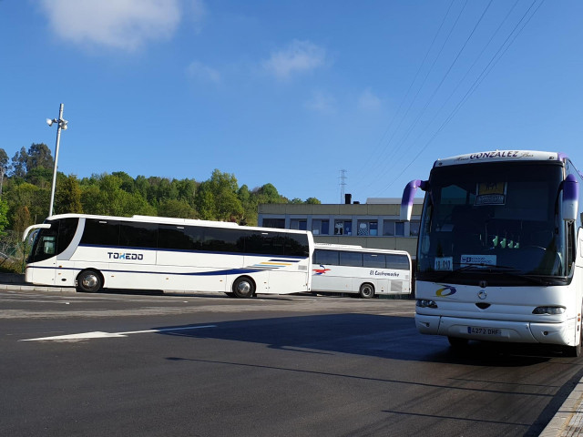 Autobuses escolares.