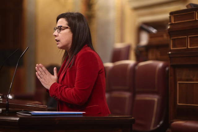 Archivo - La diputada del PP, Ana Vázquez, interviene durante una sesión plenaria en el Congreso de los Diputados, en Madrid (España), a 1 de diciembre de 2020.