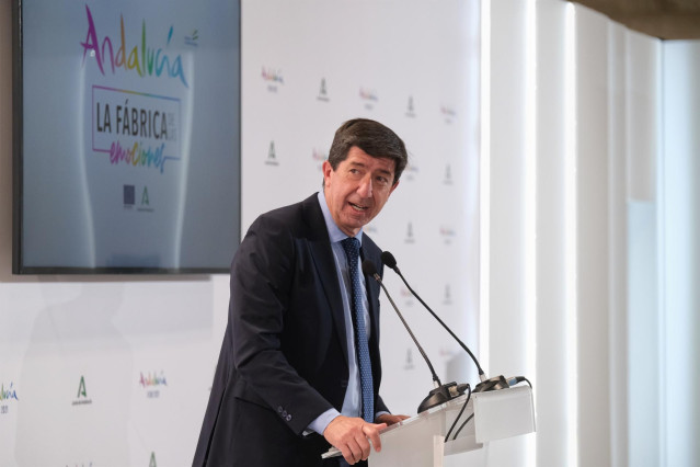 El vicepresidente de la Junta de Andalucía, Juan Marín, en una foto de archivo.