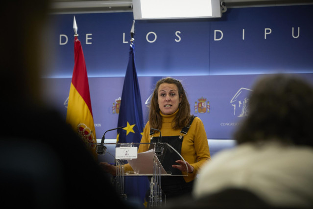 La diputada de la CUP en el Congreso, Mireia Vehí
