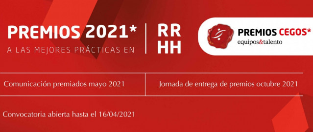 Cartel de la convocatoria de los premios