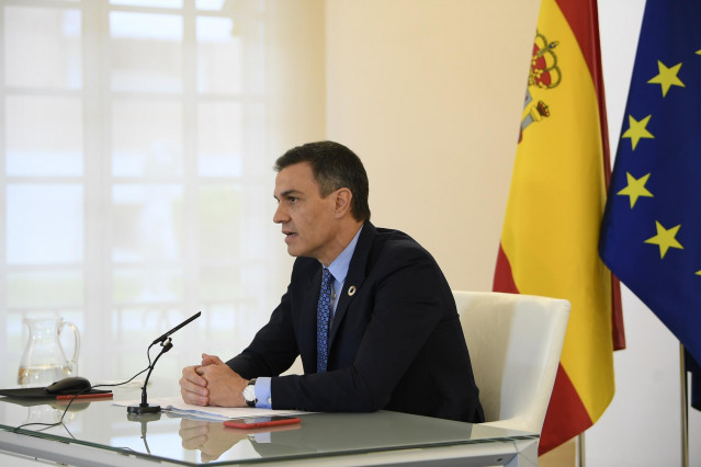 El presidente del Gobierno, Pedro Sánchez