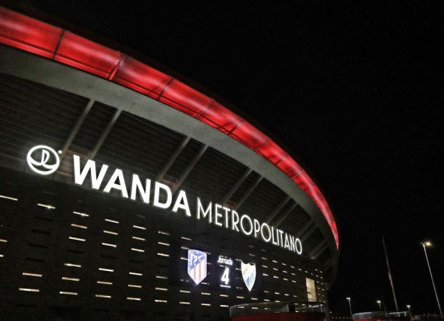 Archivo - Estadio Wanda Metropolitano del Atlético de Madrid