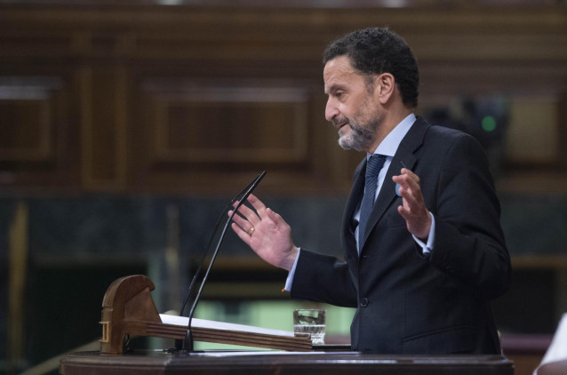 El vicesecretario general de Ciudadanos, Edmundo Bal, interviene en una sesión plenaria en el Congreso de los Diputados,