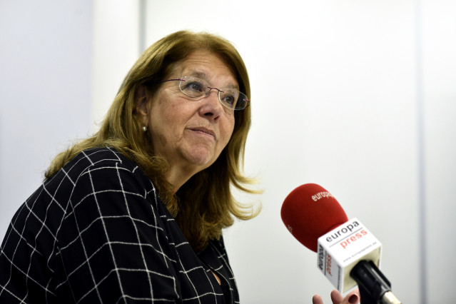 Archivo - La candidata número 5 del PP al Congreso de los Diputados por Madrid, Elvira Rodríguez, durante una entrevista para Europa Press, en Madrid (España), a 25 de octubre de 2019.
