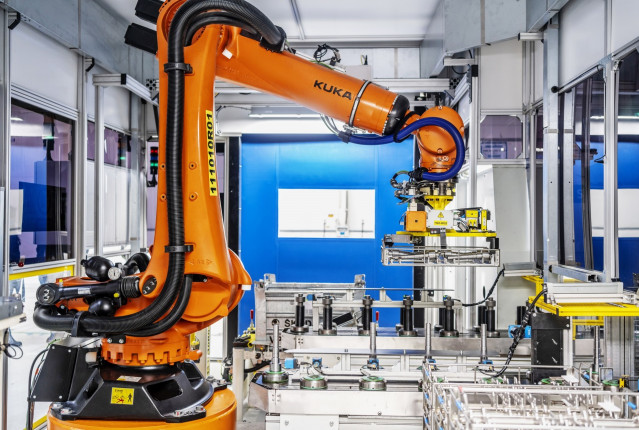 Imagen del robot intelilgente de Skoda.