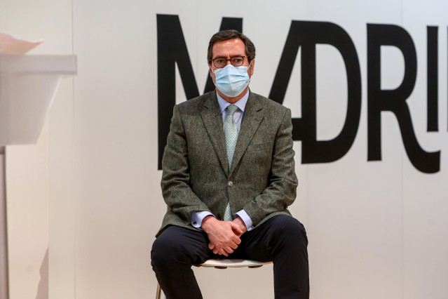 El presidente de la CEOE, Antonio Garamendi
