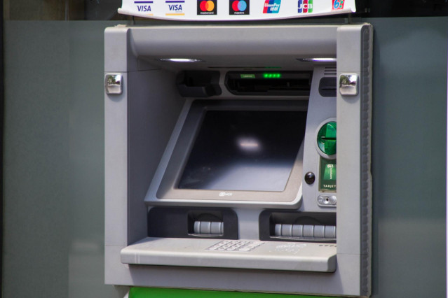 Cajero automático.