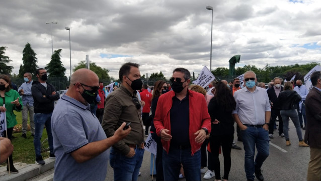 PP Lorca en la manifestación de los regantes en Madrid
