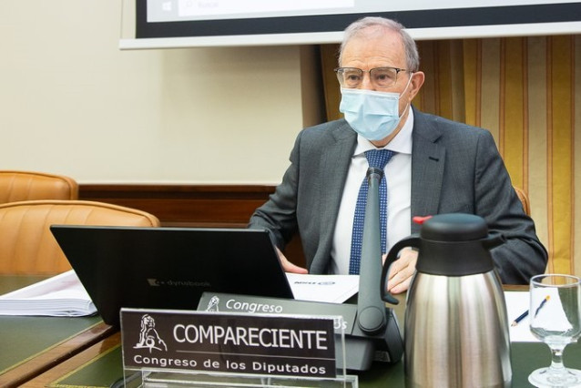 El director del Departamento de Seguridad Nacional, el general Miguel Ángel Ballesteros, en el Congreso