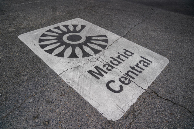Una señal de Madrid Central