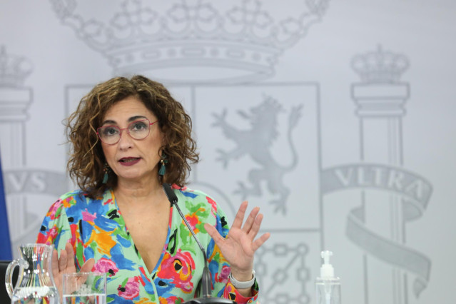 La ministra portavoz y ministra de Hacienda, María Jesús Montero