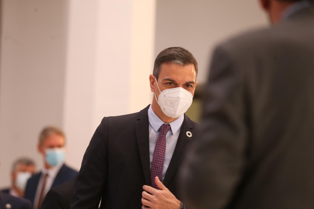 El presidente del Gobierno, Pedro Sánchez