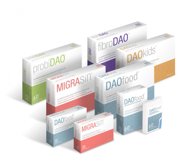 Archivo - Gama de productos con DAO comercializados con DR Healthcare
