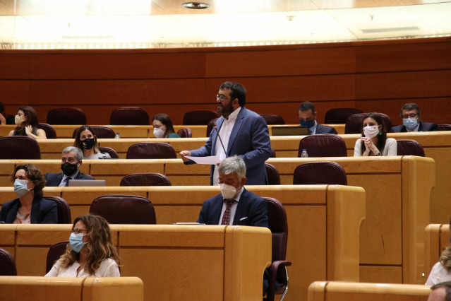 Archivo - El senador de MÉS per Mallorca, Vicenç Vidal.