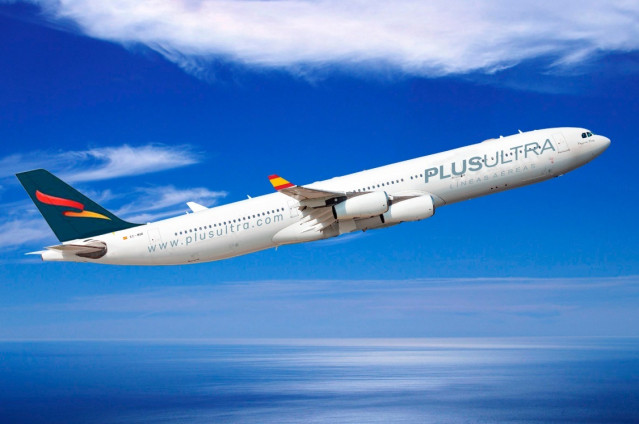 Archivo - Nuevo avión de Plus Ultra Líneas Aéreas.