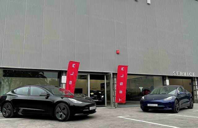 Concesionario de Tesla.