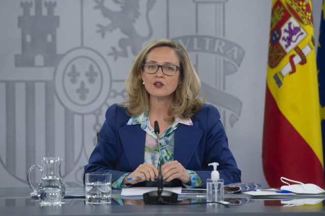 La vicepresidenta segunda y ministra de Asuntos Económicos y Transformación Digital, Nadia Calviño.