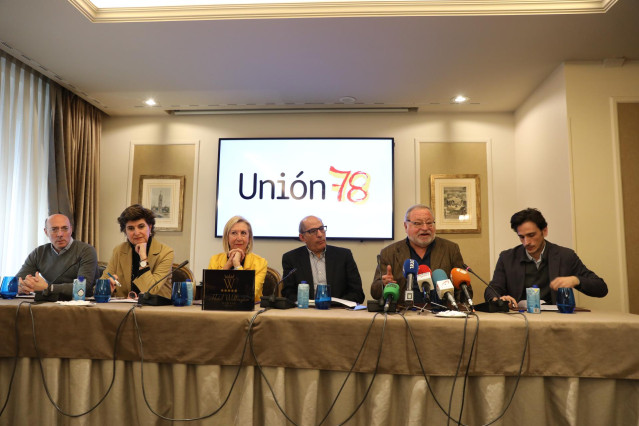 Archivo - Rueda de prensa de presentación de la plataforma 'Unión 78'