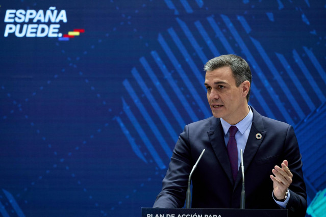 El presidente del Gobierno, Pedro Sánchez, el 26 de mayo
