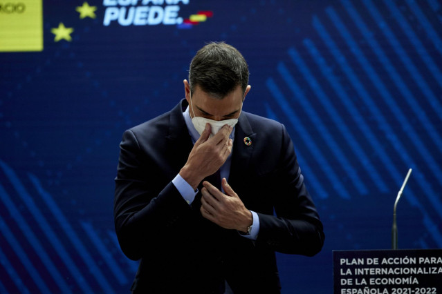 El presidente del Gobierno, Pedro Sánches,