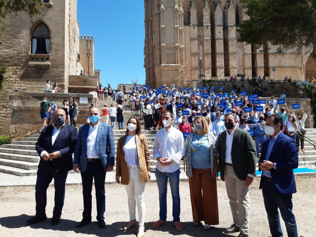 La diputada del PP por Baleares, Marga Prohens, oficializa su precandidatura a presidir el PP balear.